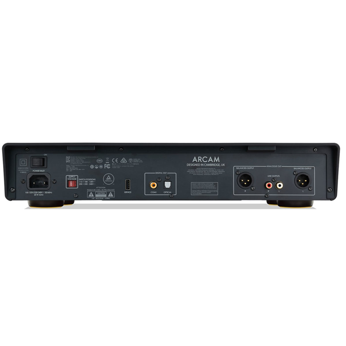 Arcam CD25 50th Anniversary CD Player rear view