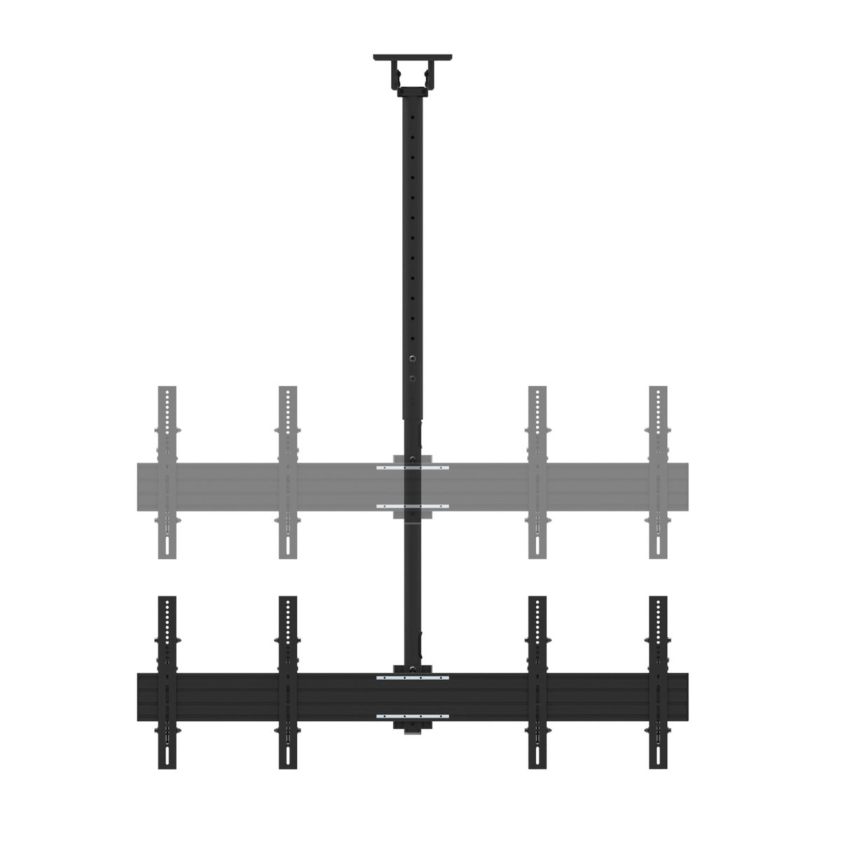 Kanto CM600B4B Back-to-Back Quad Screen TV Ceiling Mount for Four 40” to 45” TVs