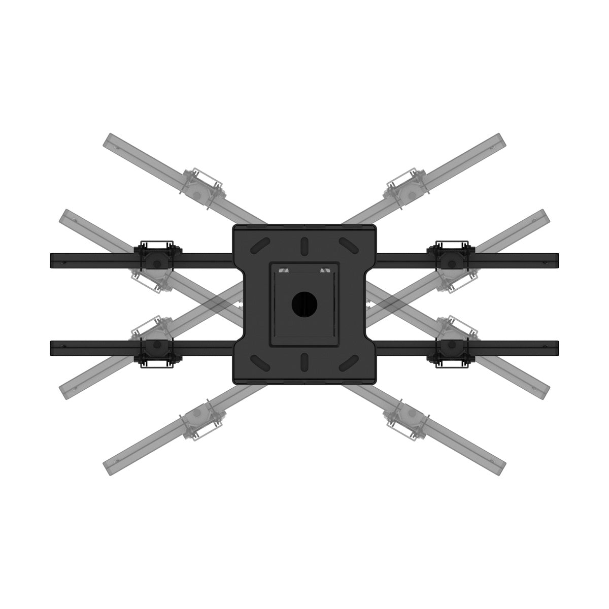 Kanto CM600BTB Back-to-Back Dual Screen TV Ceiling Mount for 40” to 80” TVs