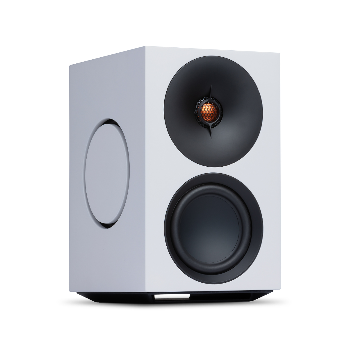 White Cambridge Audio L/R M Compact Active Stereo Streaming Speakers