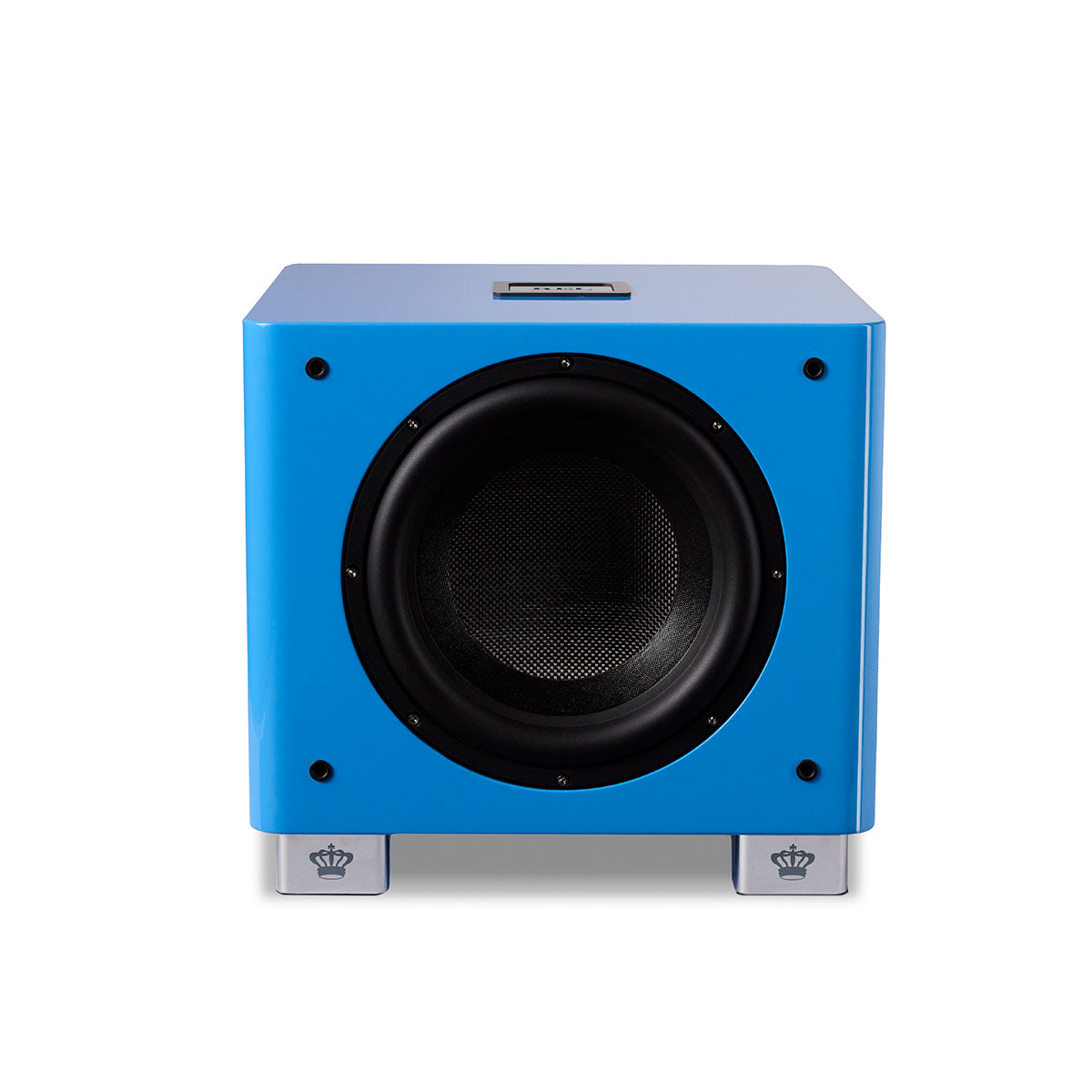REL Acoustics T/9x SE Subwoofer Blue front view without grille