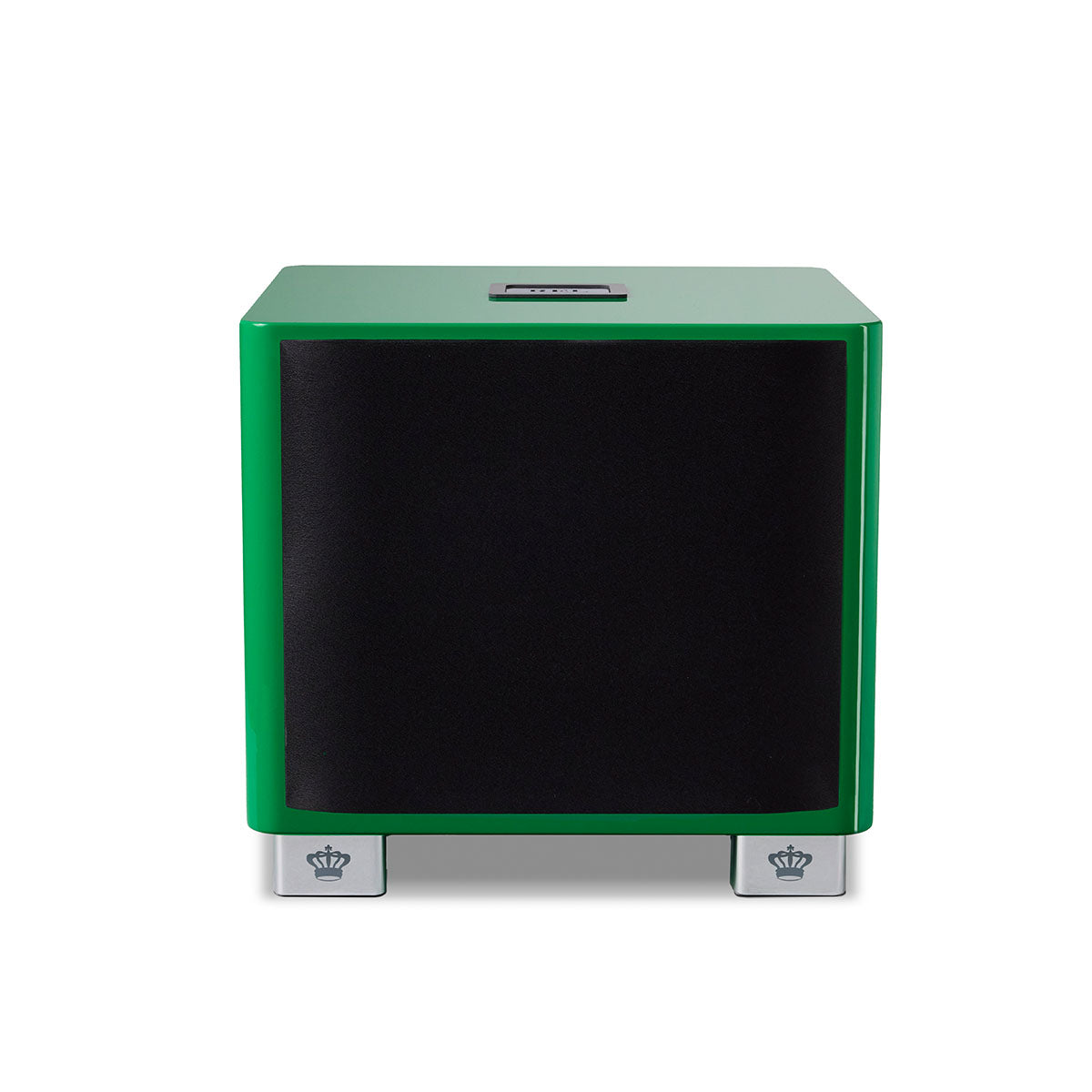 REL Acoustics T/9x SE Subwoofer Green front view with grille