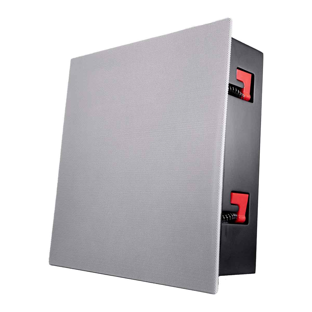 Lyngdorf D-5 IC In-Ceiling Speaker front view angled right with grille