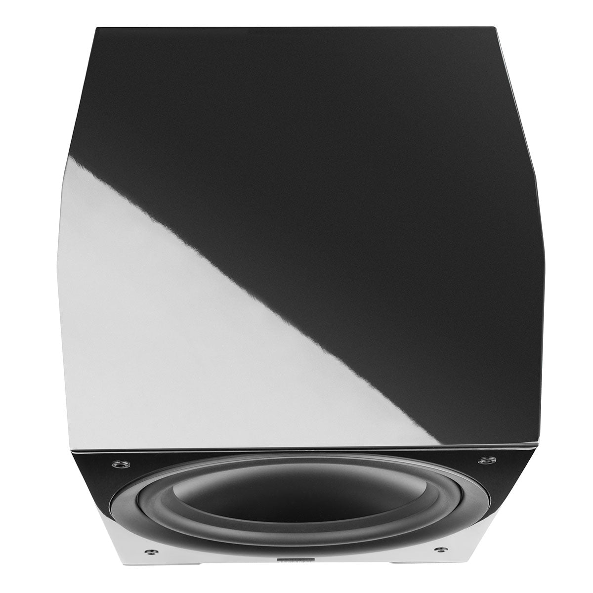 Paradigm Defiance S10 10-inch Subwoofer gloss black without grille top view facing down