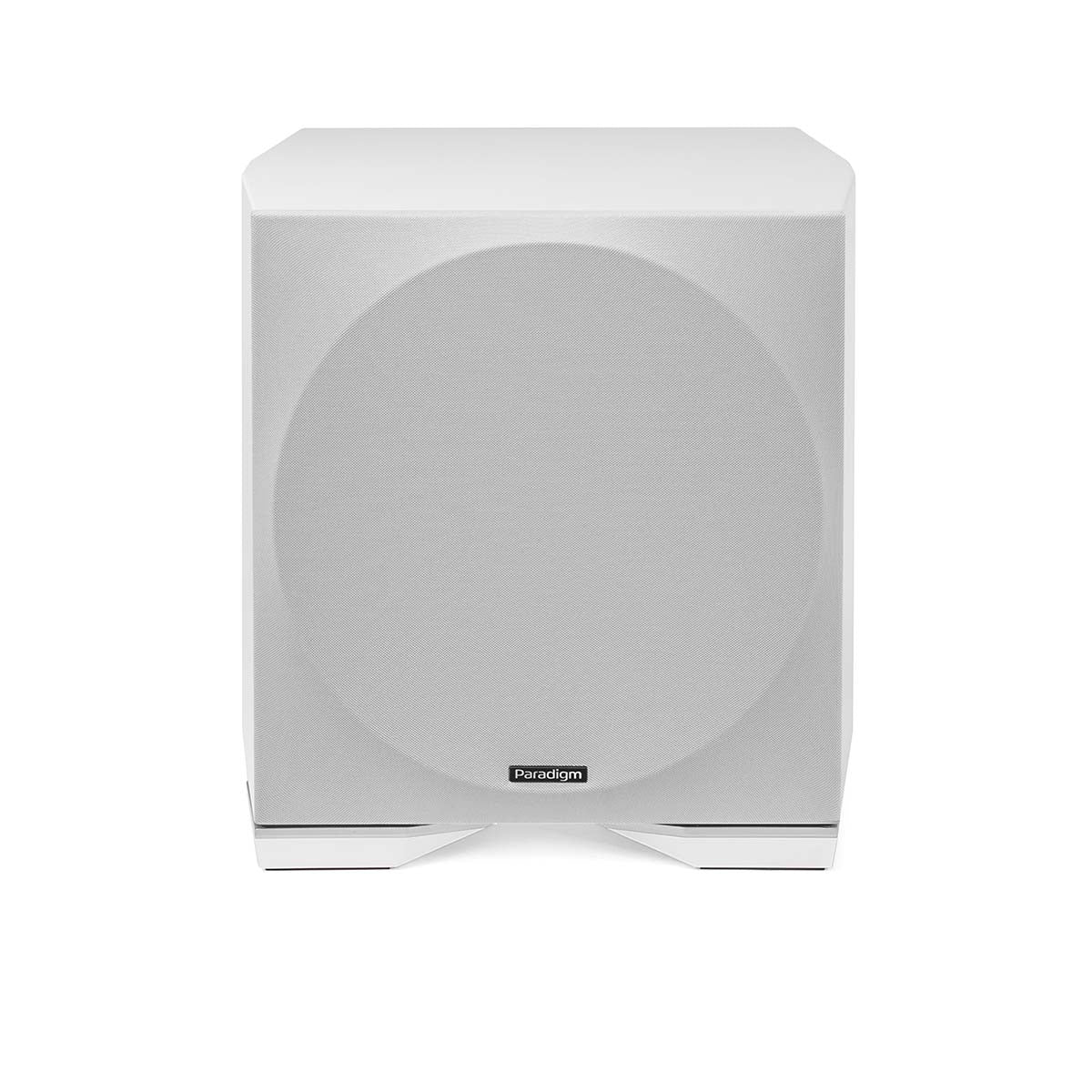 Paradigm Defiance S10 10-inch Subwoofer satin white with grille front view