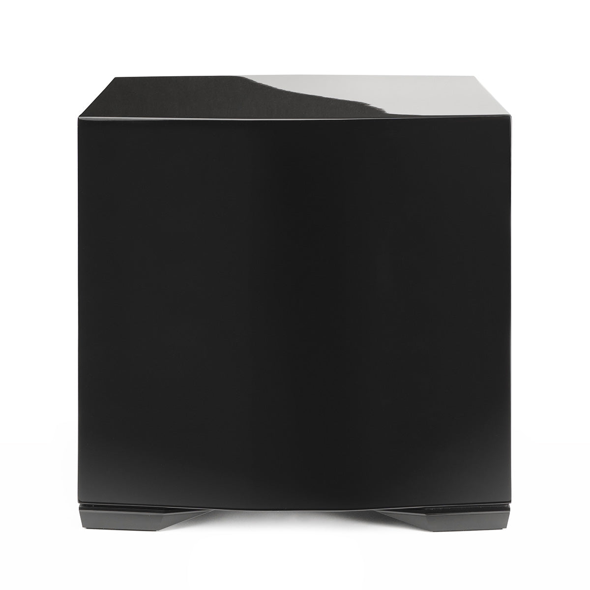 Paradigm Defiance S12 12-inch Subwoofer gloss black without grille side view facing left