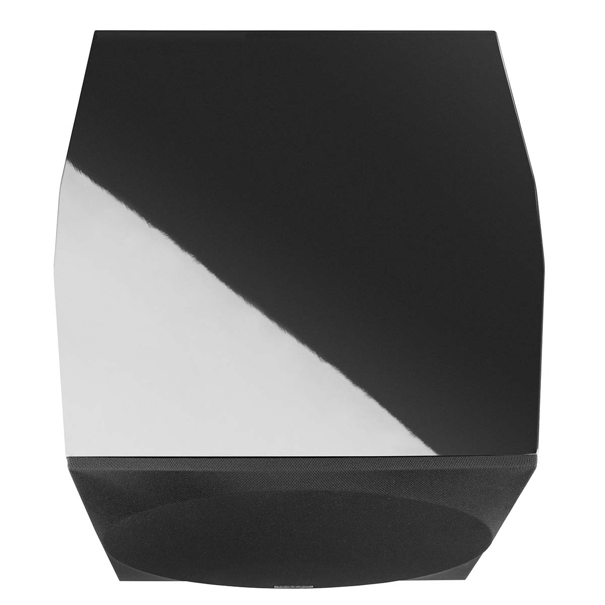 Paradigm Defiance S12 12-inch Subwoofer gloss black with grille top view facing down