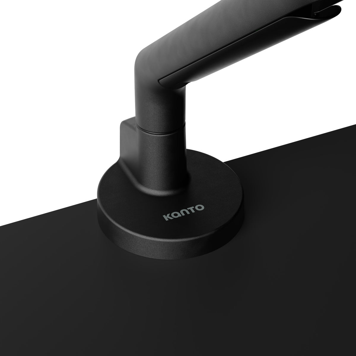 Black lamp with 'Kanto' branding on a white background