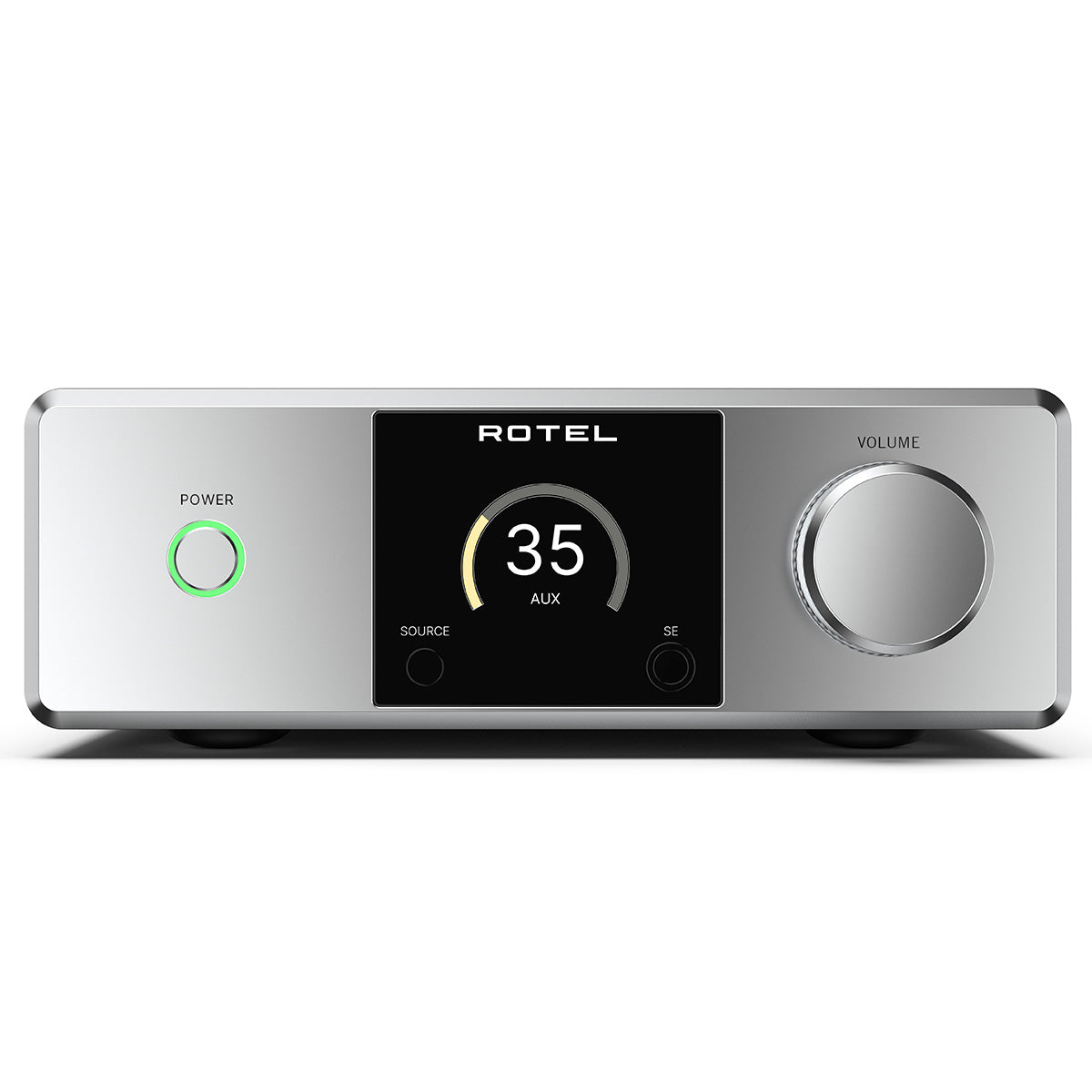 Rotel DX-5 Integrated Amplifier - silver front view