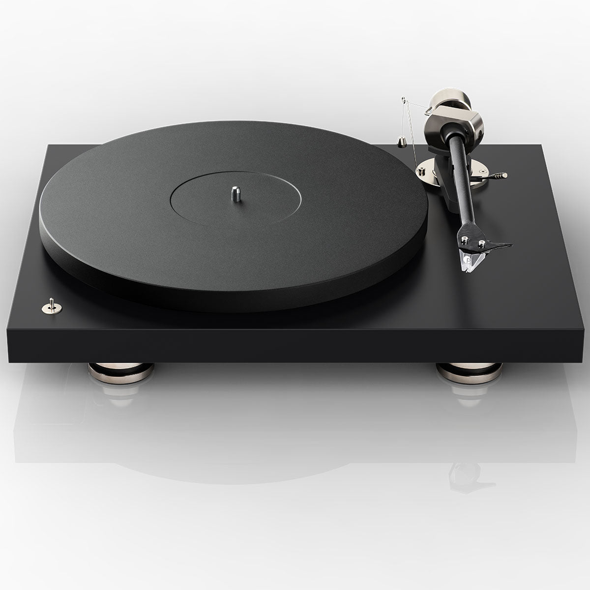 Pro-Ject Debut PRO B Balanced Hi-Fi Turntable - black - front top view