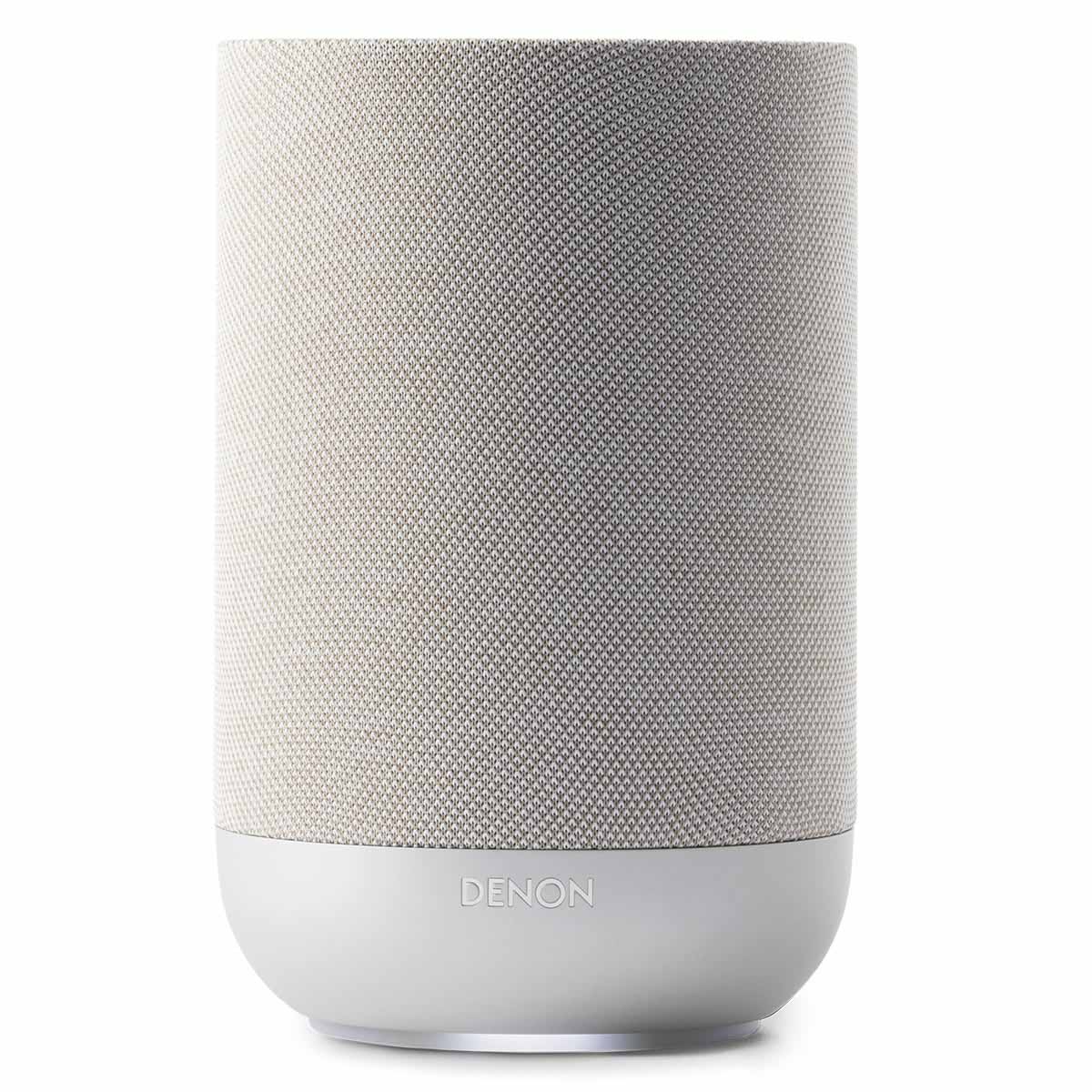Denon Home 200 Stereo Wireless Smart Speaker - Silver - front view