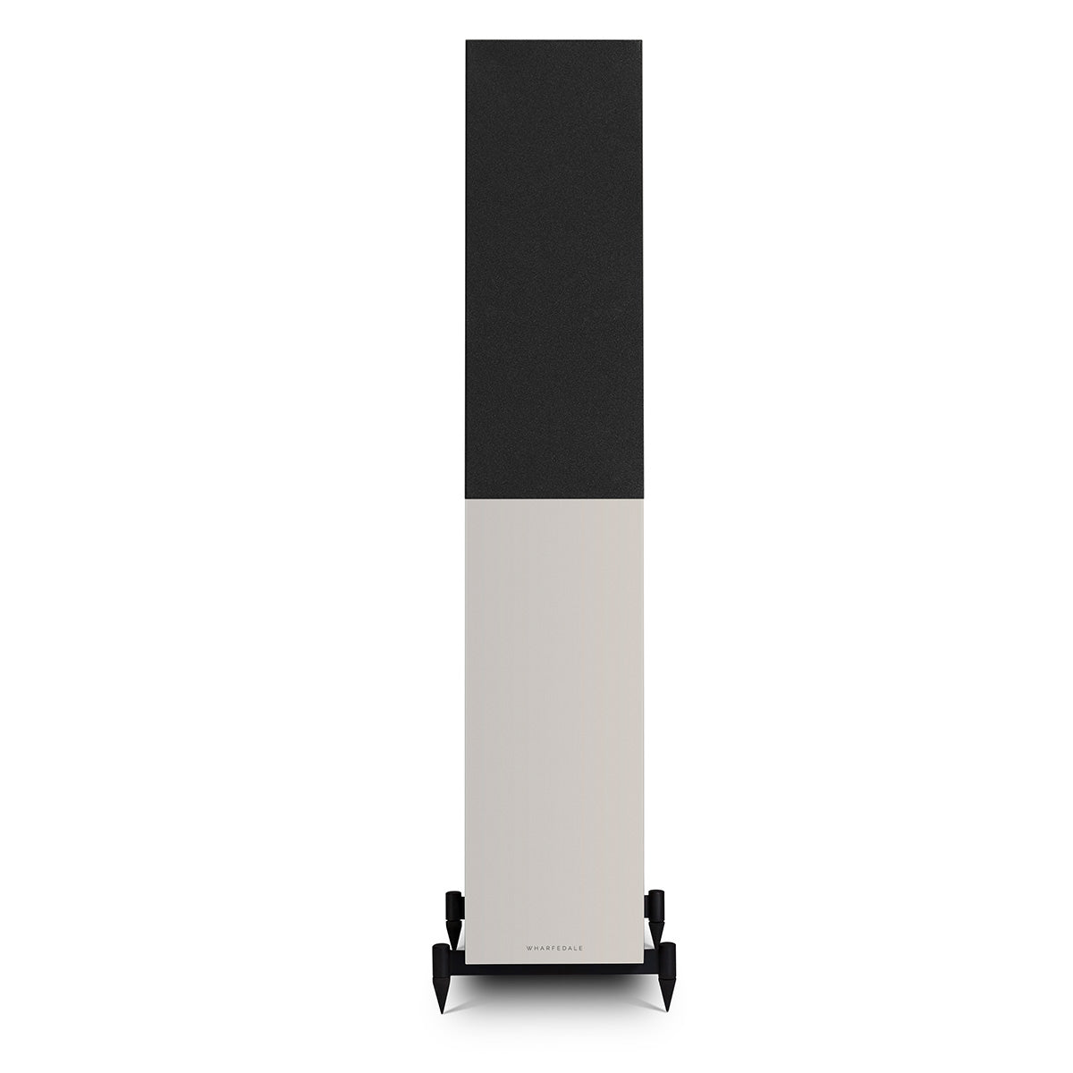 Wharfedale Diamond 12.3i 2.5-Way Floorstanding Speakers - single grey speaker front view with grille