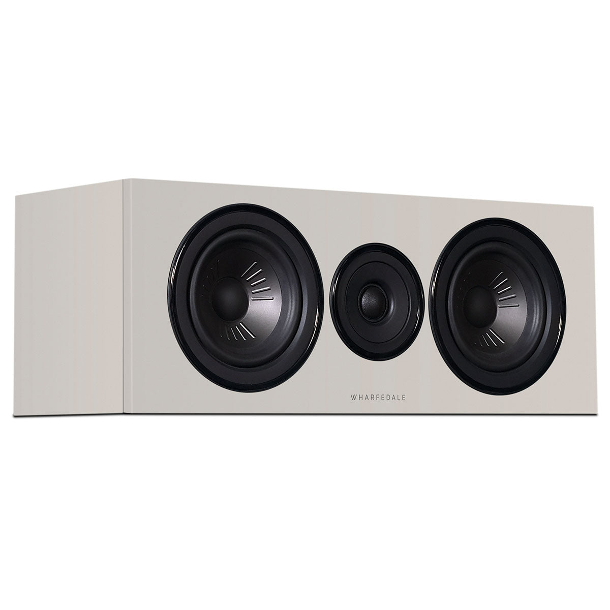 Wharfedale Diamond 12.Ci 2-Way Centre Speaker - single grey speaker front view angled right without grille