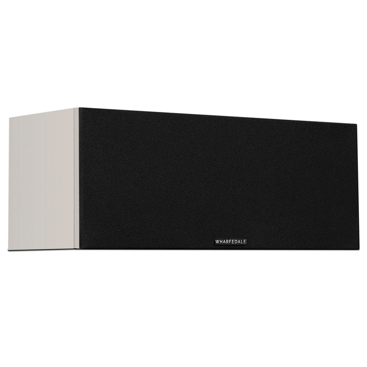 Wharfedale Diamond 12.Ci 2-Way Centre Speaker - single grey speaker front view angled right with grille