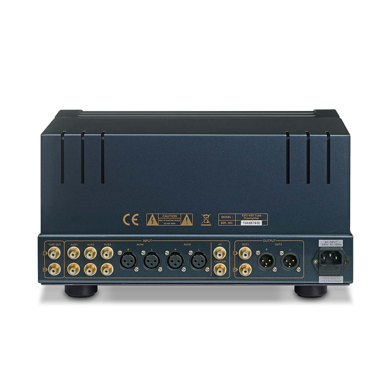PrimaLuna Evo 400 Tube Preamplifier - rear view
