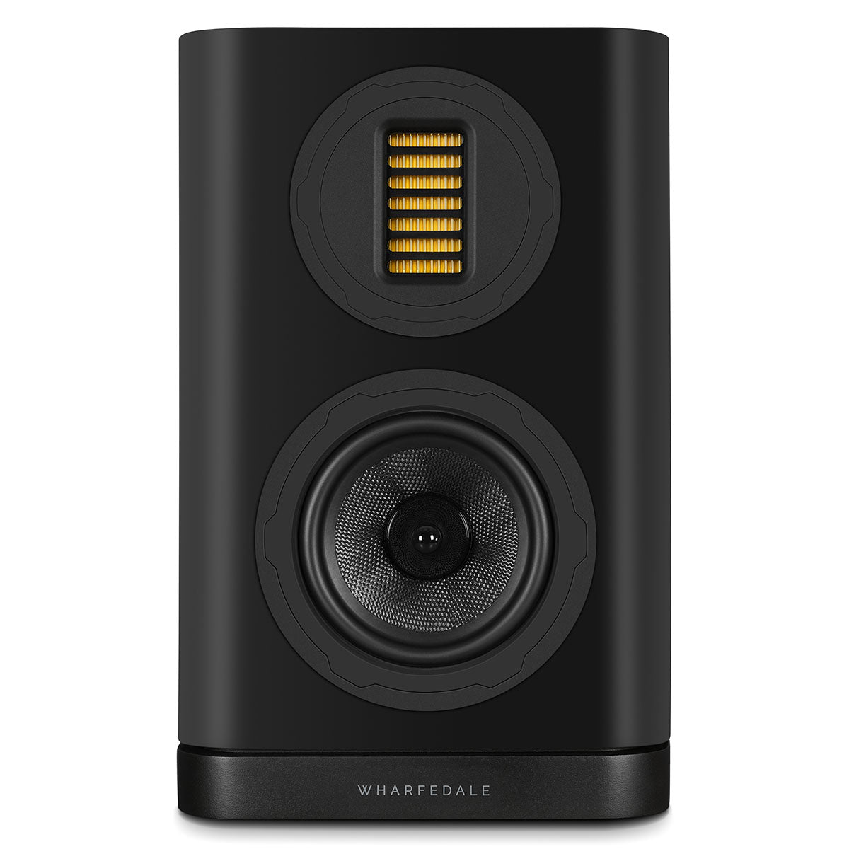Wharfedale Evo 5.1 5-inch 2-way Bookshelf Speaker - Black - single speaker without grille front view