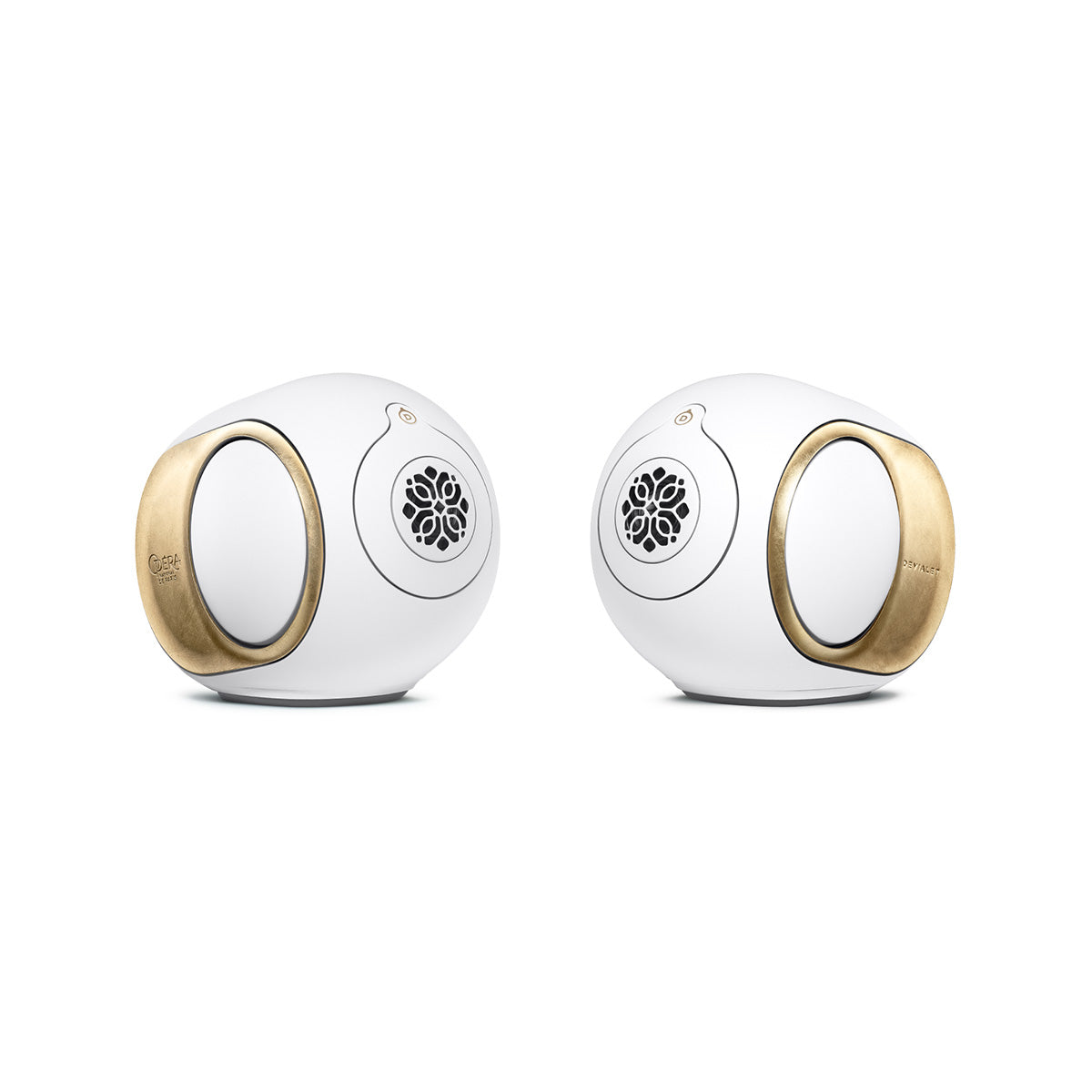Devialet Phantom Ultimate 98 dB High-End Connected Speaker - Opera de Paris - pair of speakers facing inward