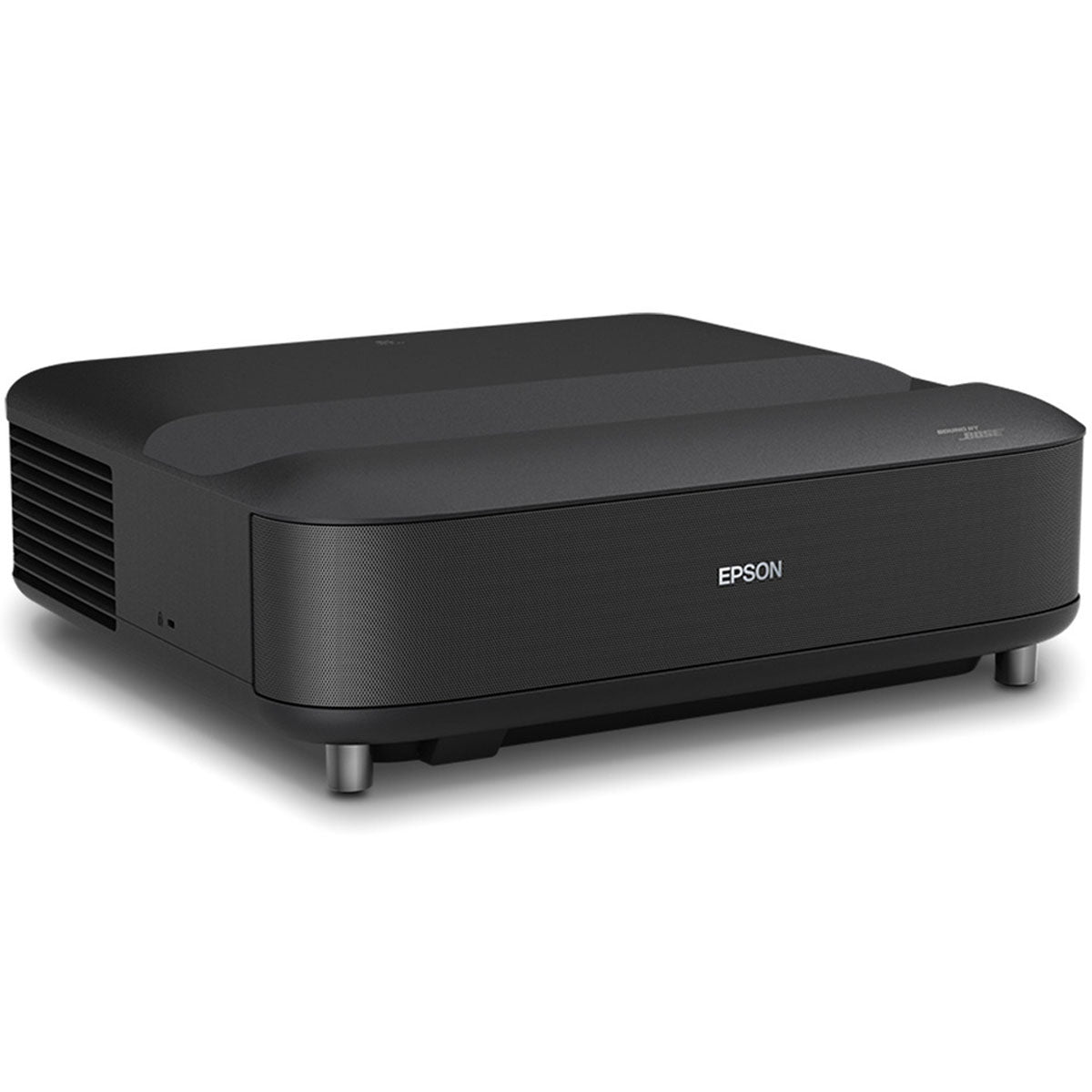 Epson Lifestudio Grand Ultra Short Throw Projector black angled left front view