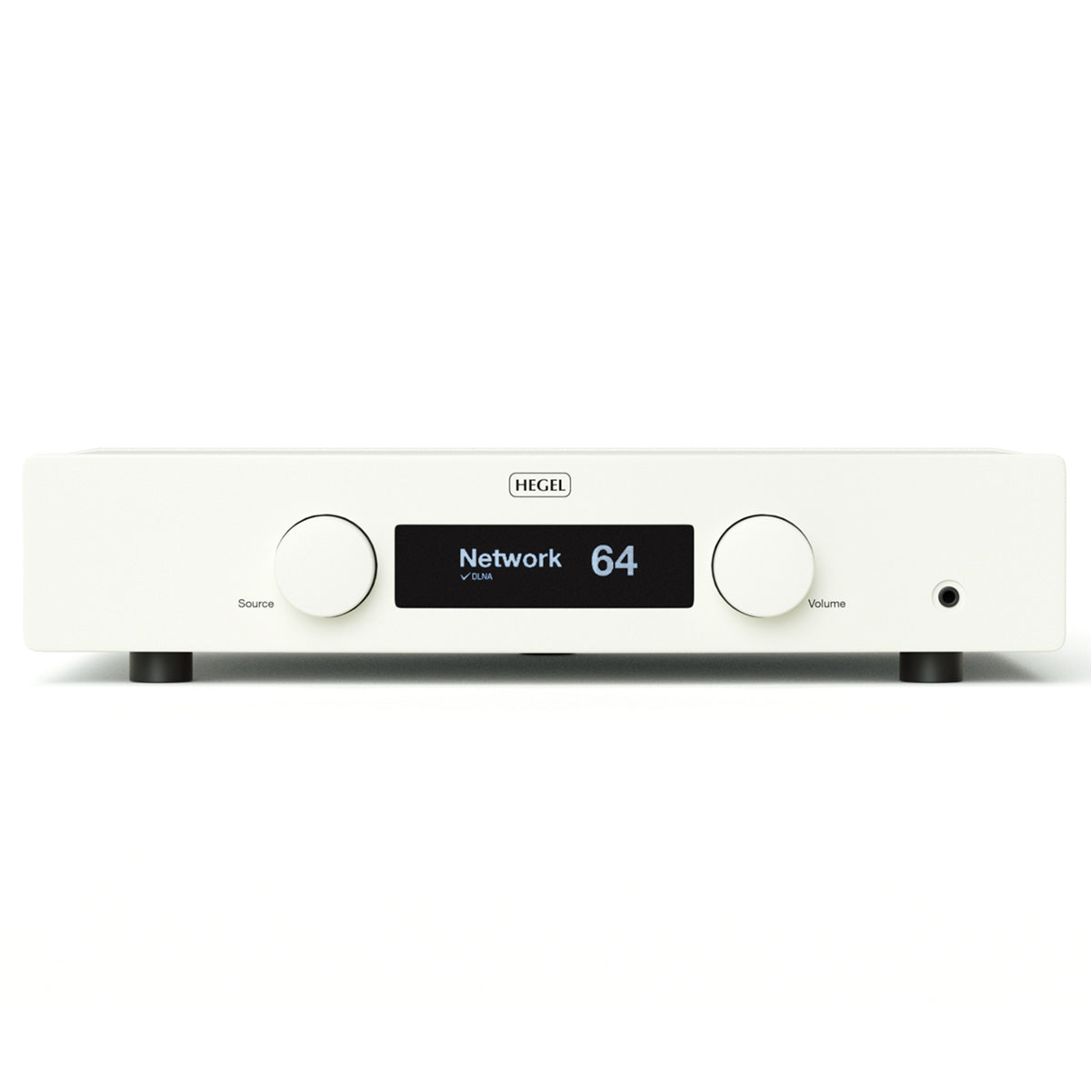 Hegel H120 Integrated Amplifier - black - front view