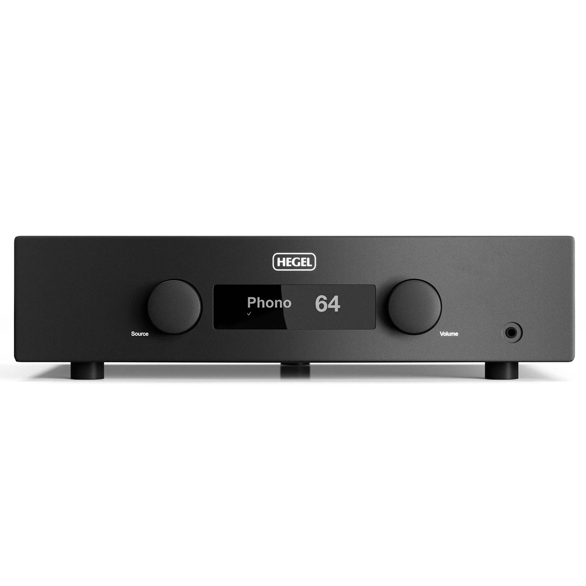 Hegel H190v Integrated Amplifier - black - front view