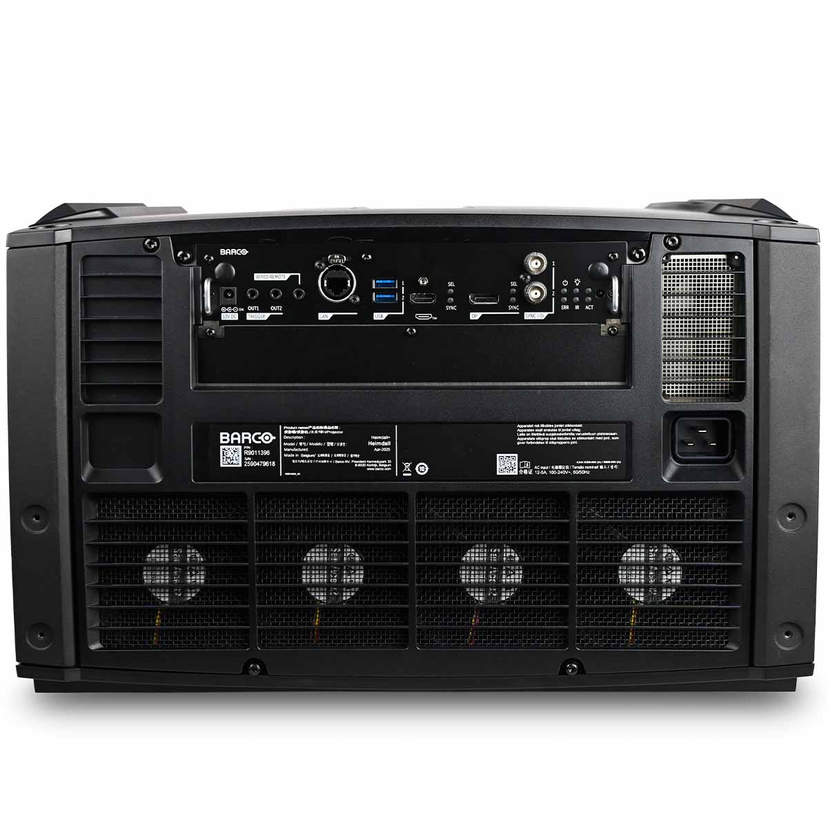 Barco Heimdall 4K Laser Projector - 4500 Lumens rear view