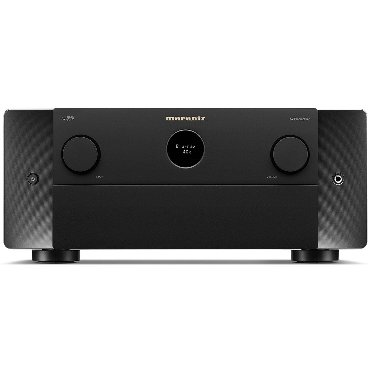 Marantz AV 30 HEOS Reference 11.4-Channel Balanced AV Preamplifier - front view with front panel closed