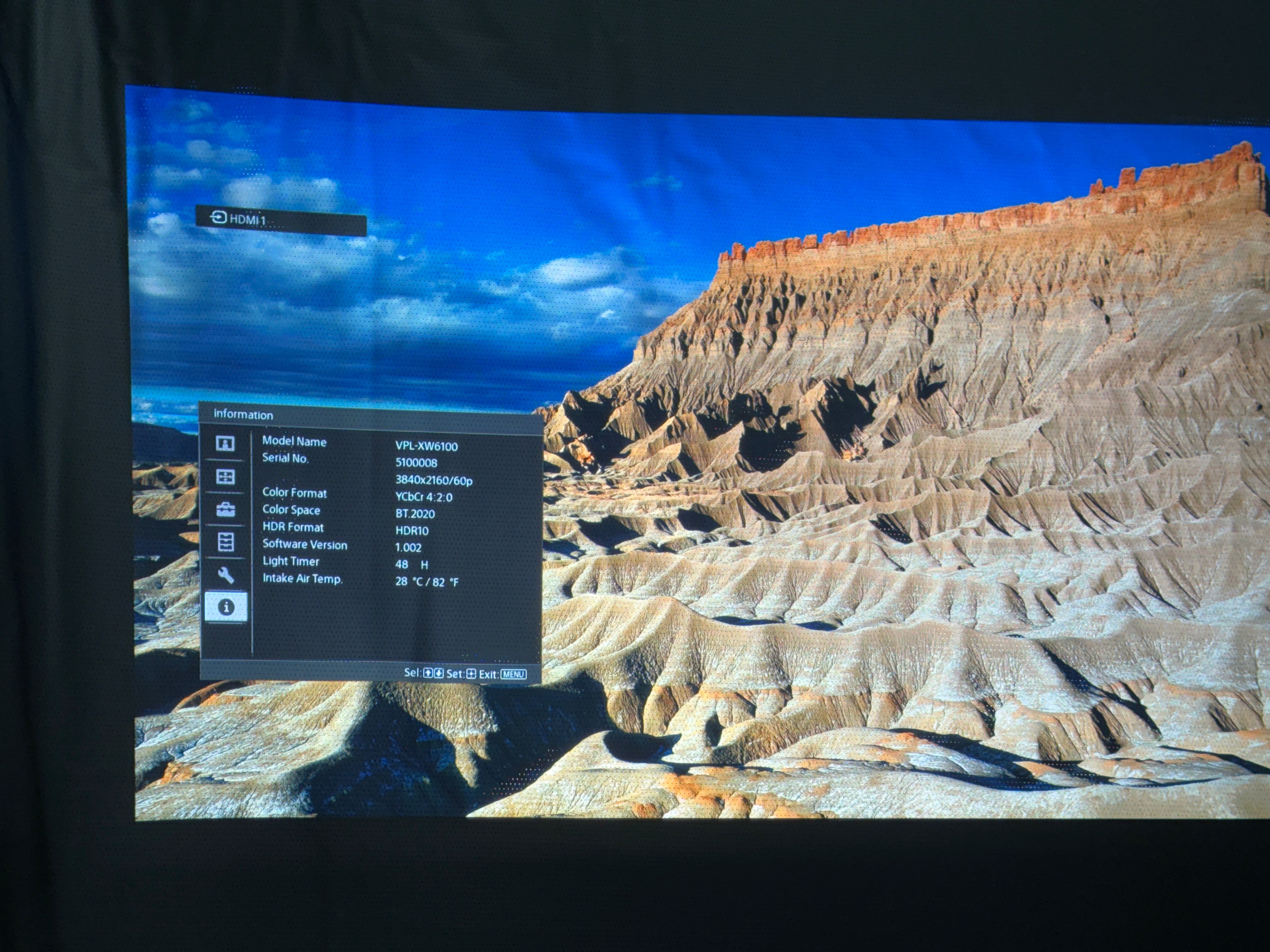 SONY:VPL-XW6100ES-BLK-BSB Lamp Hours