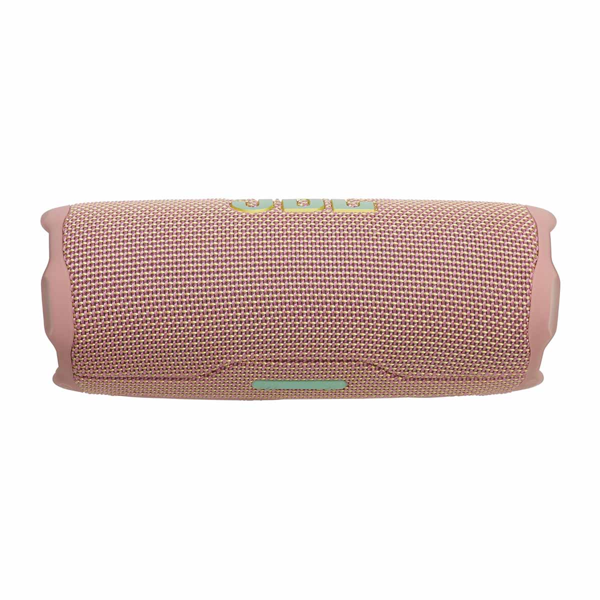 JBL Flip 7 Waterproof Bluetooth Speaker - Pink - horizontal side view