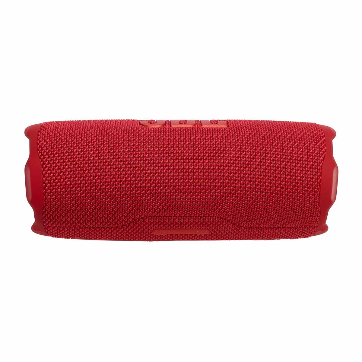 JBL Flip 7 Waterproof Bluetooth Speaker - Red - horizontal side view