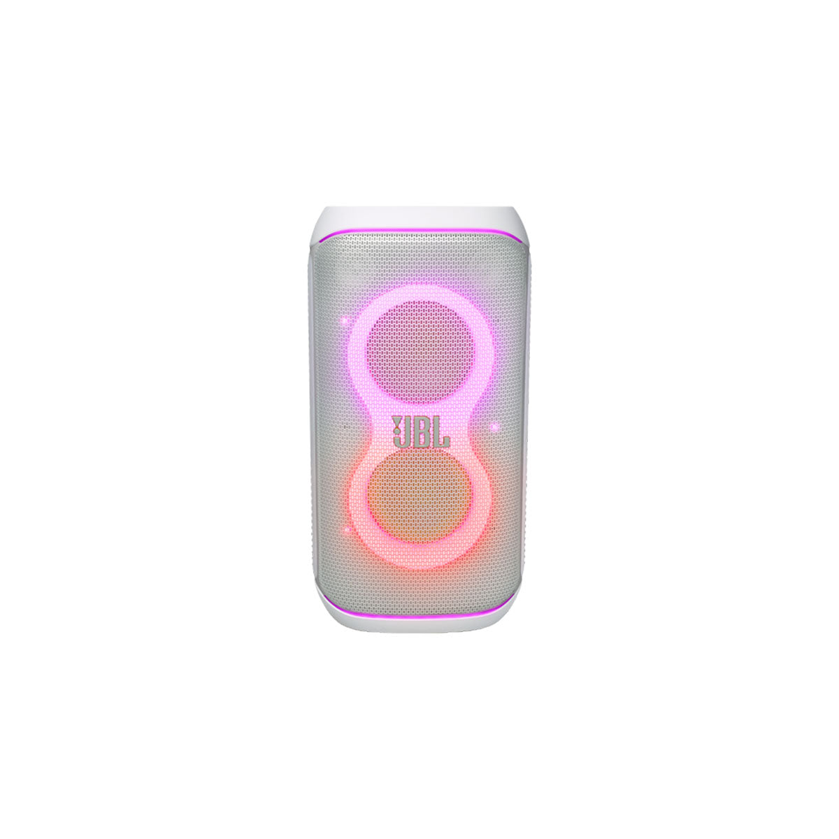 JBL PartyBox Club 120 Portable Bluetooth Party Speaker White - front view