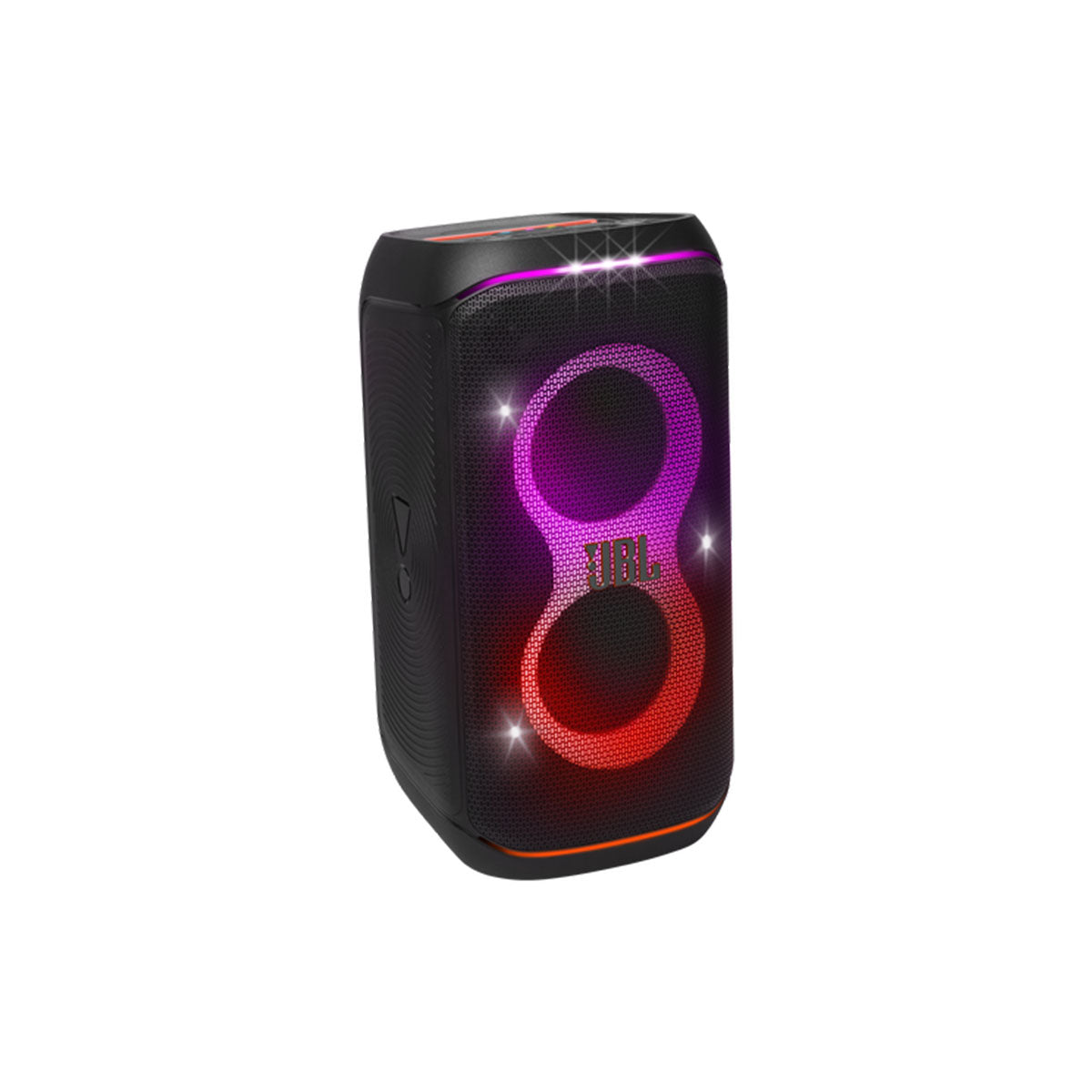 JBL PartyBox Club 120 Portable Bluetooth Party Speaker Black - three-quarter front view angled right