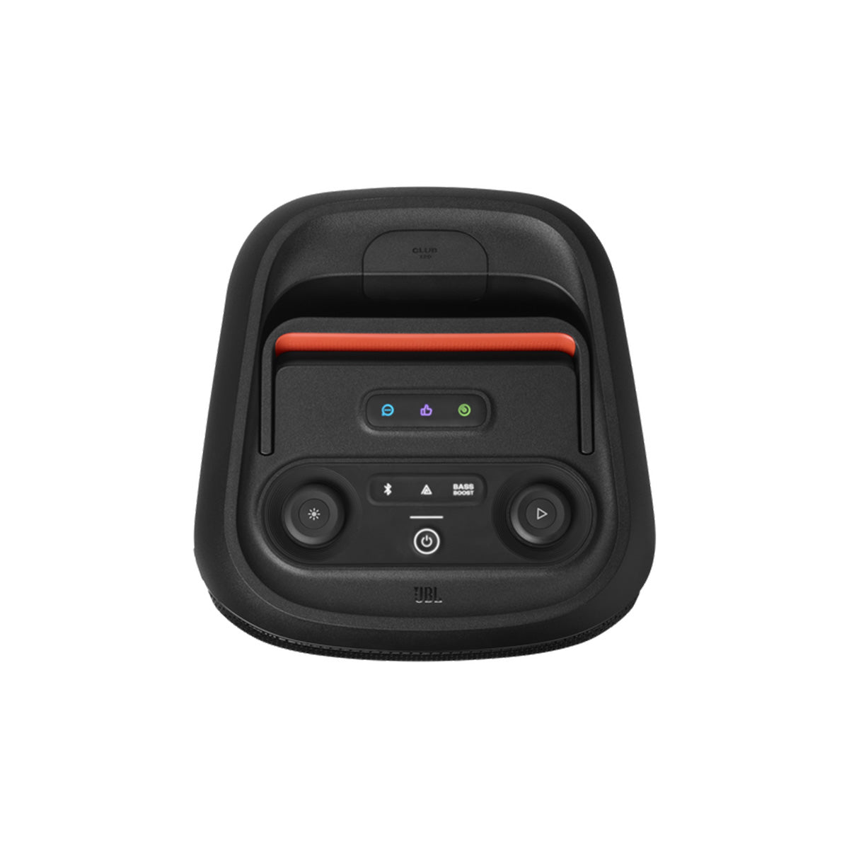 JBL PartyBox Club 120 Portable Bluetooth Party Speaker Black - top view