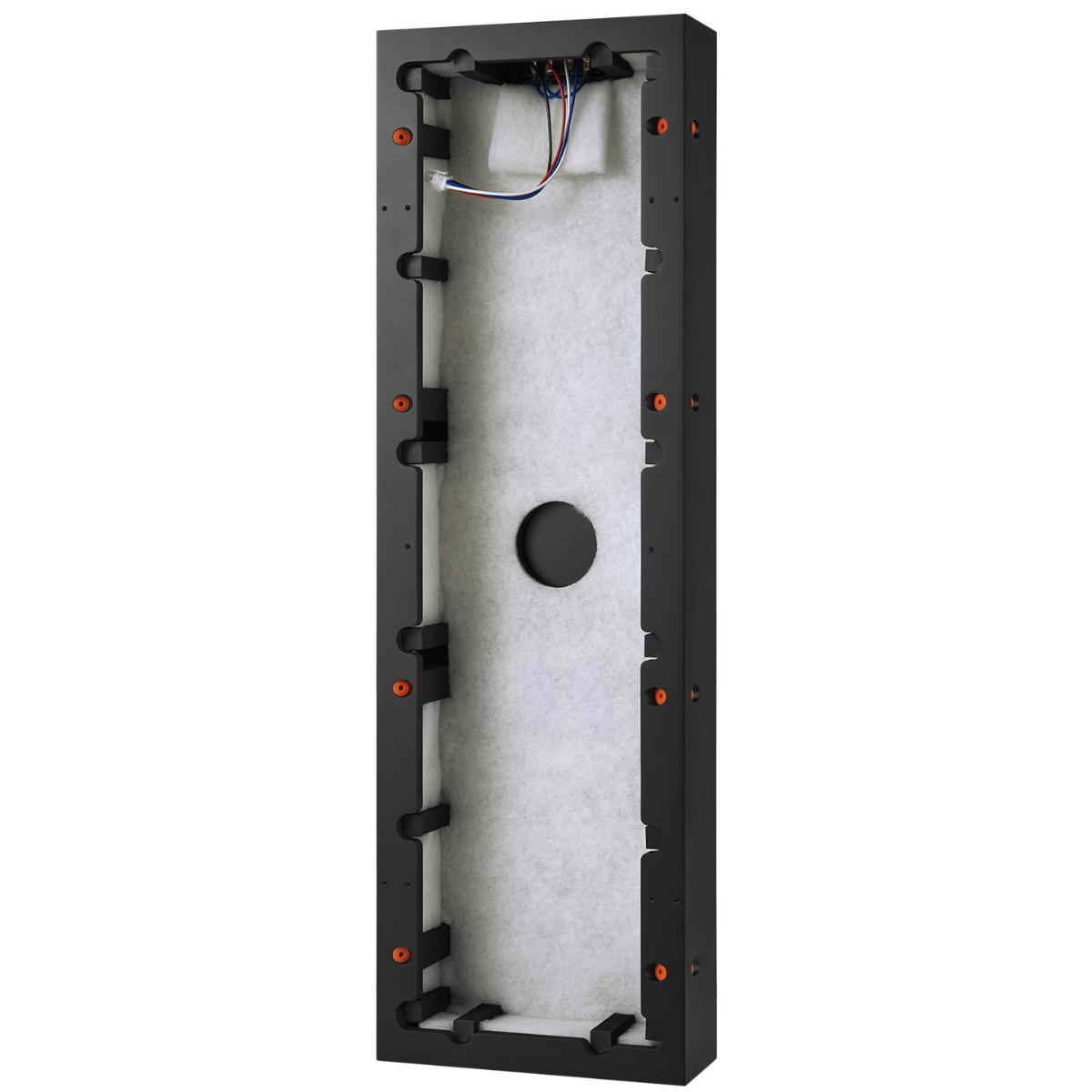 Inside box of a JBL Synthesis SCL-2XL 2.5-Way Quad 8-Inch In-Wall Loudspeaker