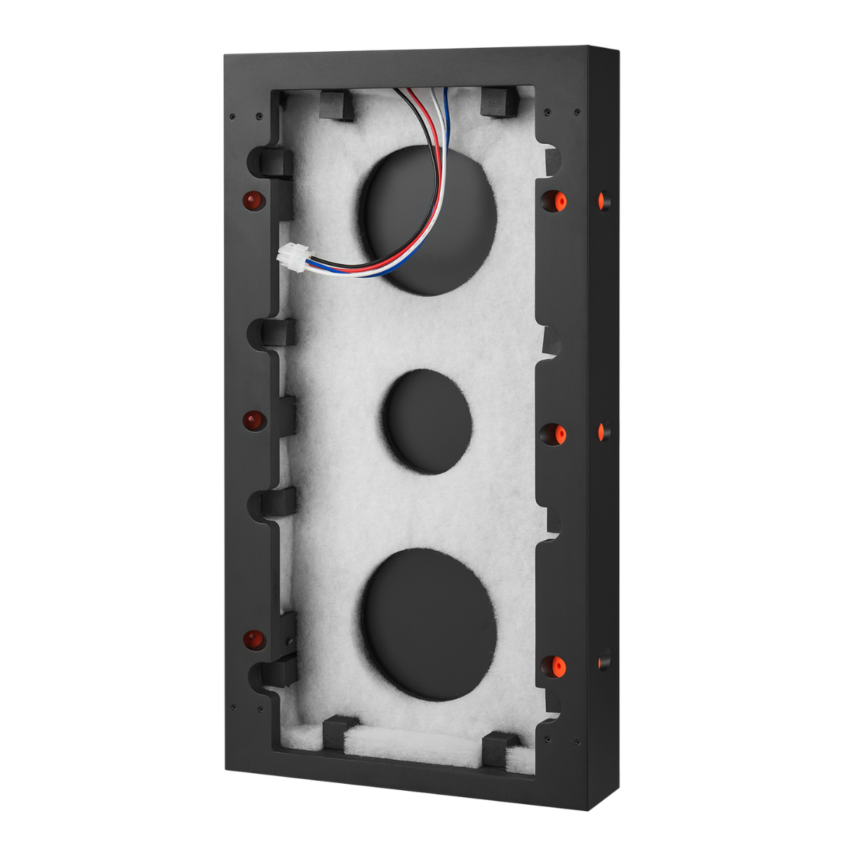 Box inside of a JBL Synthesis SCL-4XL 2-Way Dual 8-Inch In-Wall Loudspeaker