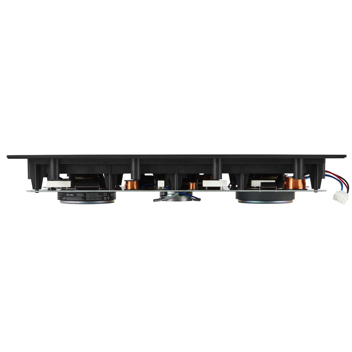 Side view angle of a JBL Synthesis SCL-4XL 2-Way Dual 8-Inch In-Wall Loudspeaker