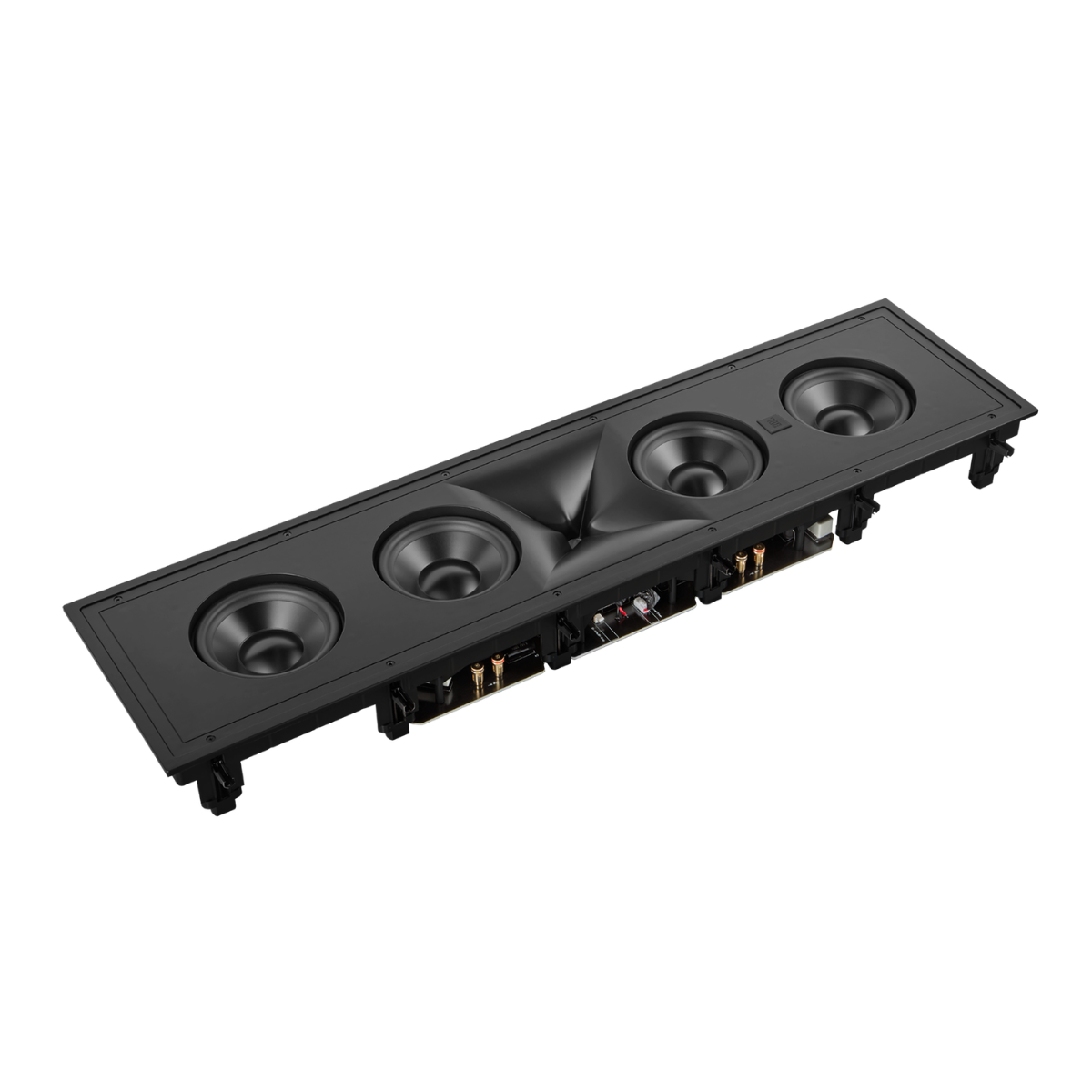 Angled view of a JBL Synthesis SCL-6XL 2.5-Way Quad 6.5-Inch In-Wall Loudspeaker