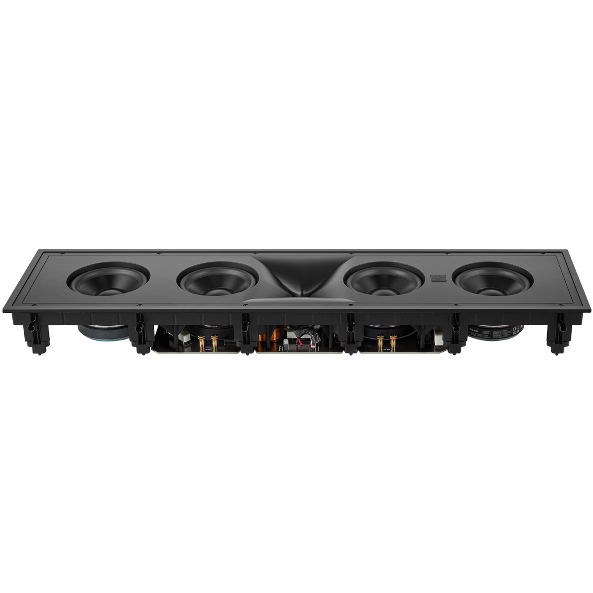 Side view of a JBL Synthesis SCL-6XL 2.5-Way Quad 6.5-Inch In-Wall Loudspeaker