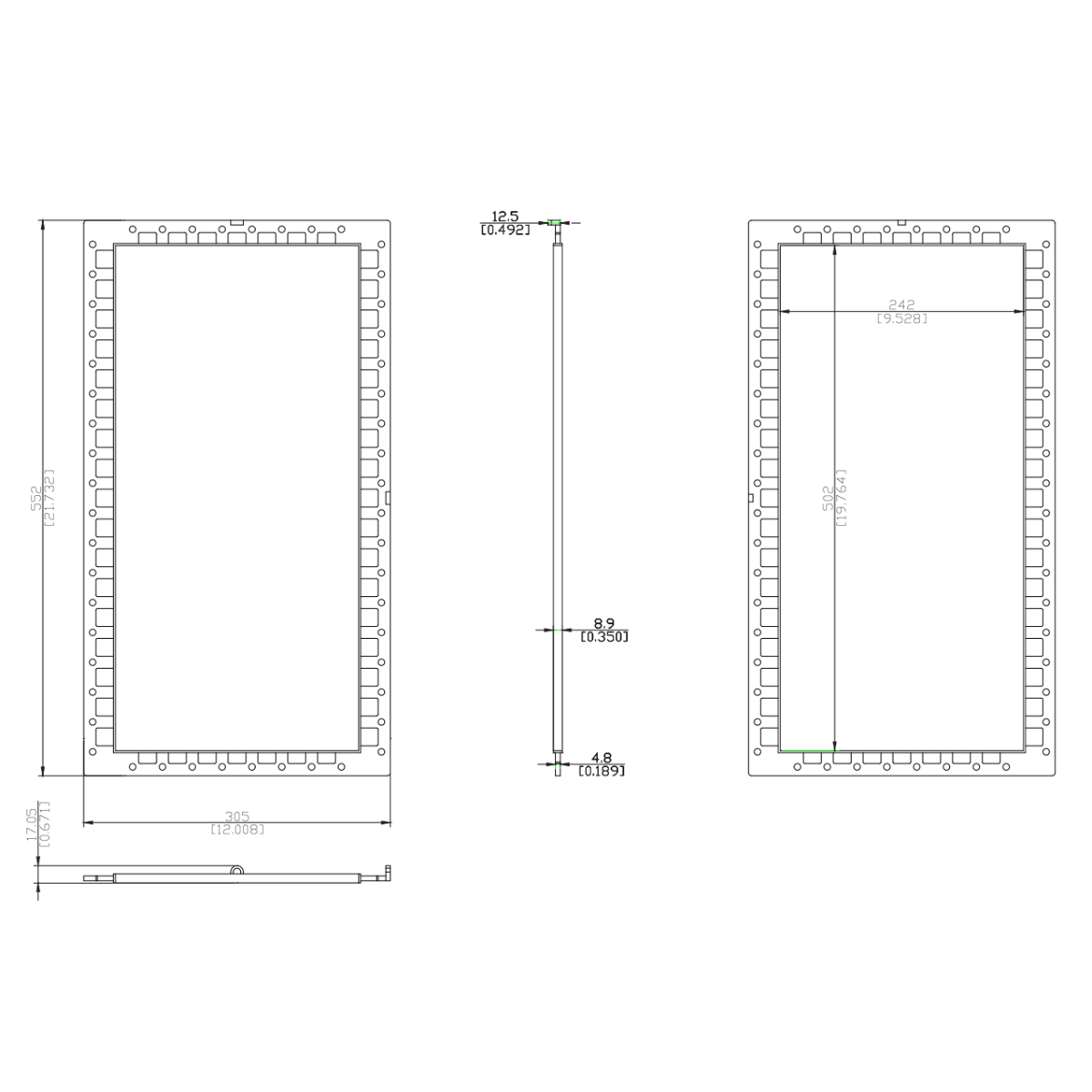 JBL Synthesis WB62SCL Pre-Construction Bracket for SCL-7XL
