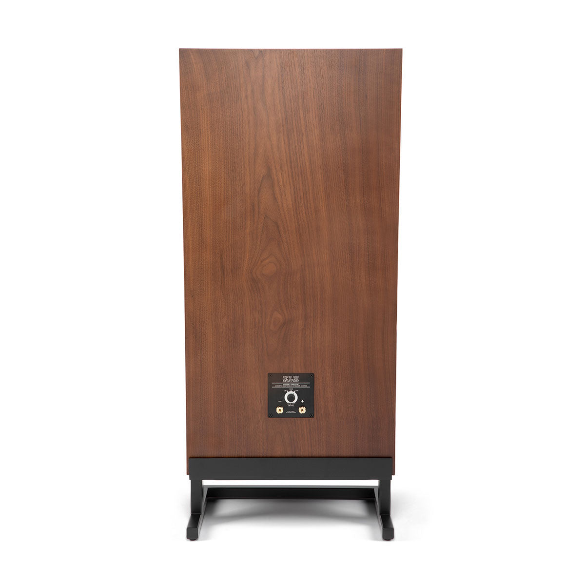KLH Model Seven Loudspeakers - single walnut - rear view