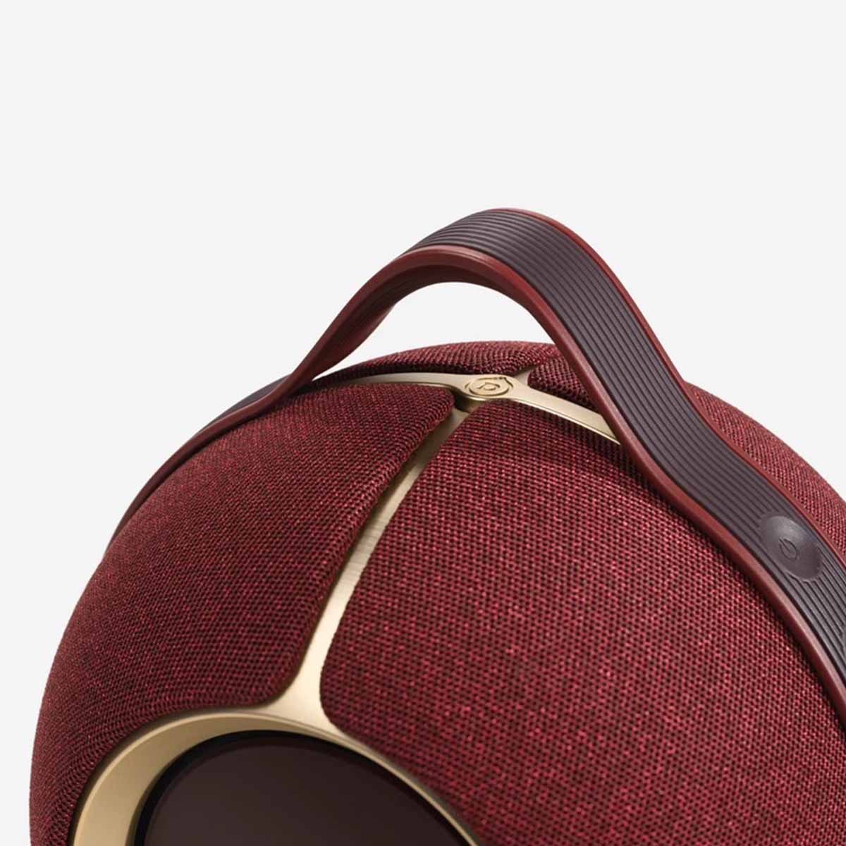 Devialet Mania HiFi Portable Smart Speaker - Opera Rouge detail of top handle