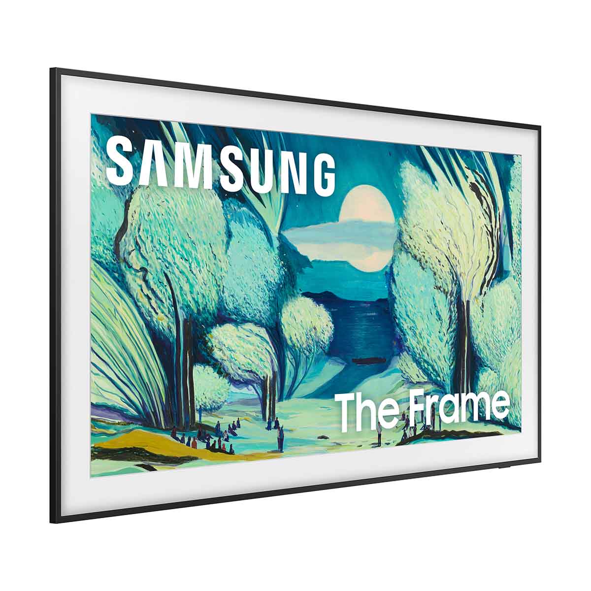 Samsung LS03FA The Frame QLED 4K Smart TV - angled front view