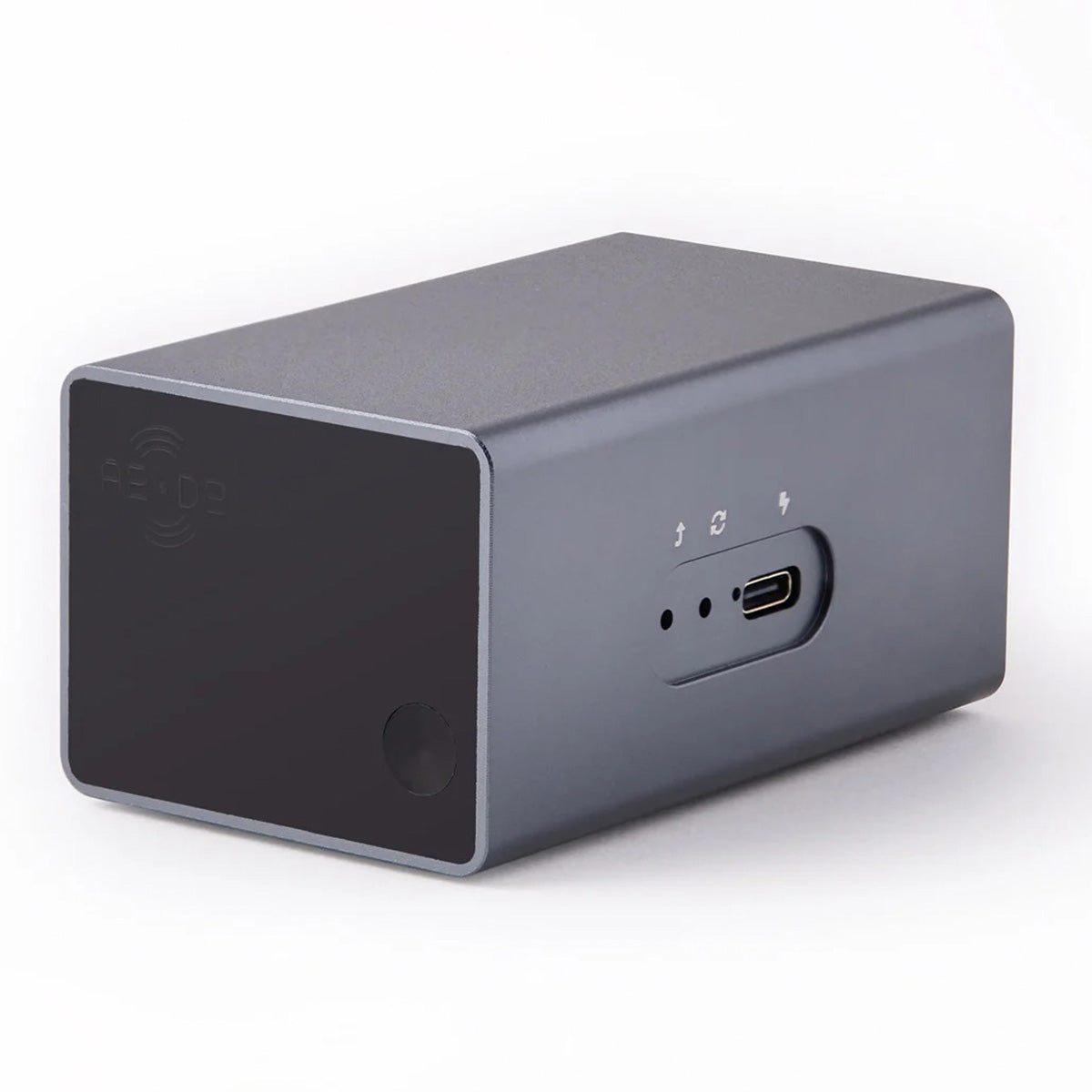 A2D2 Stream Analog-to-Digital Converter and Wi-Fi Streamer front view angled left