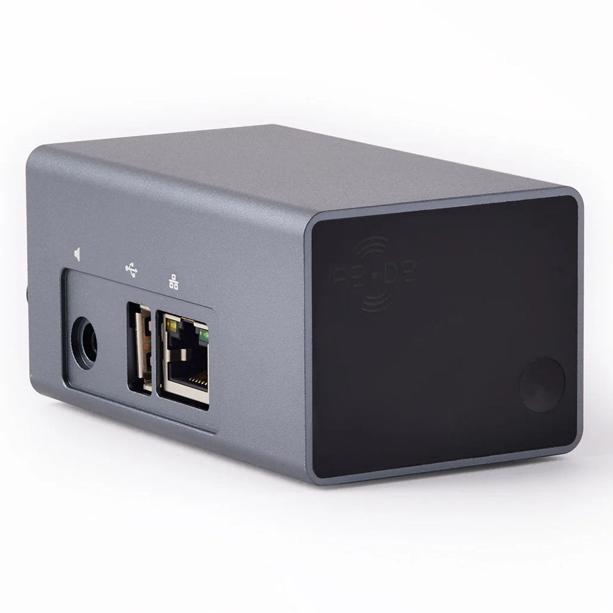 A2D2 Stream Analog-to-Digital Converter and Wi-Fi Streamer front view angled right
