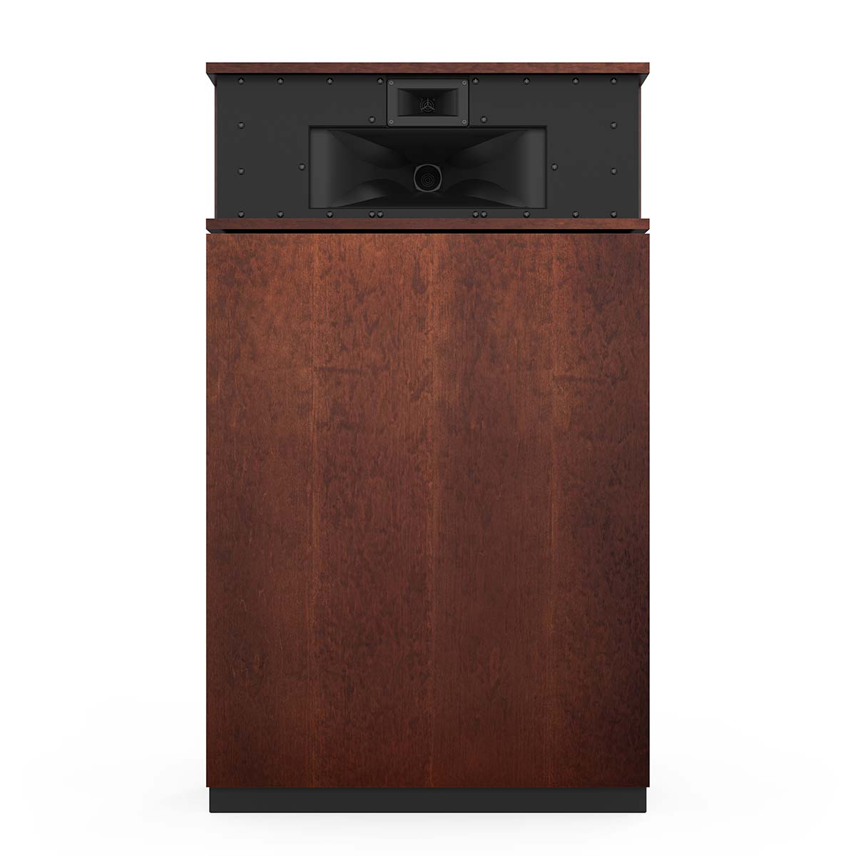Klipsch Klipschorn AK7 3-Way Fully Horn-Loaded Loudspeaker - American Auburn - front view without grille