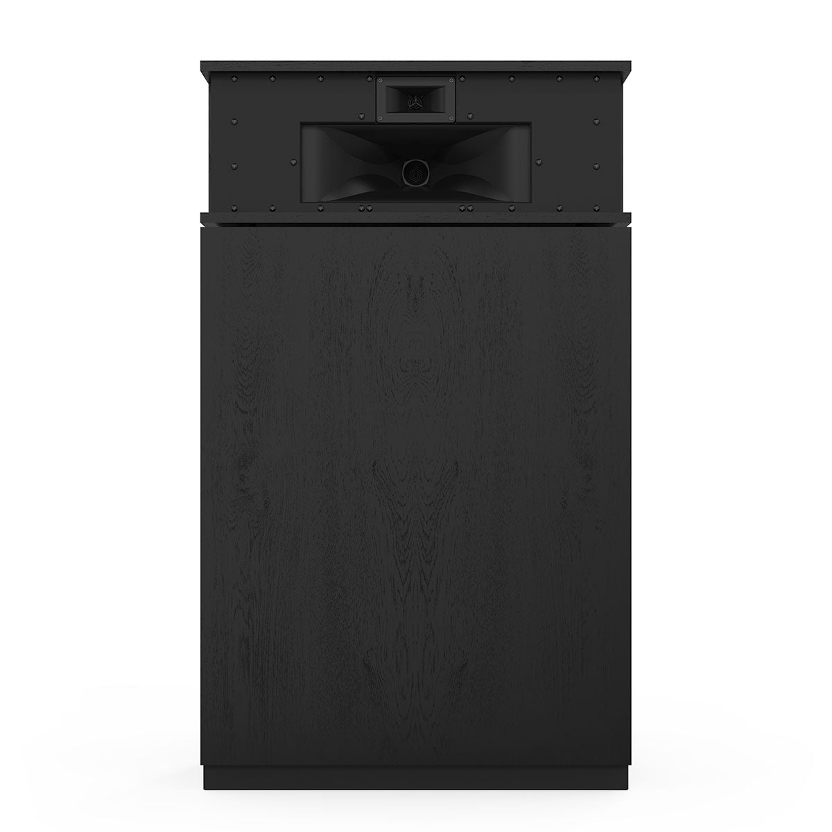 Klipsch Klipschorn AK7 3-Way Fully Horn-Loaded Loudspeaker - Black Ash - front view without grille