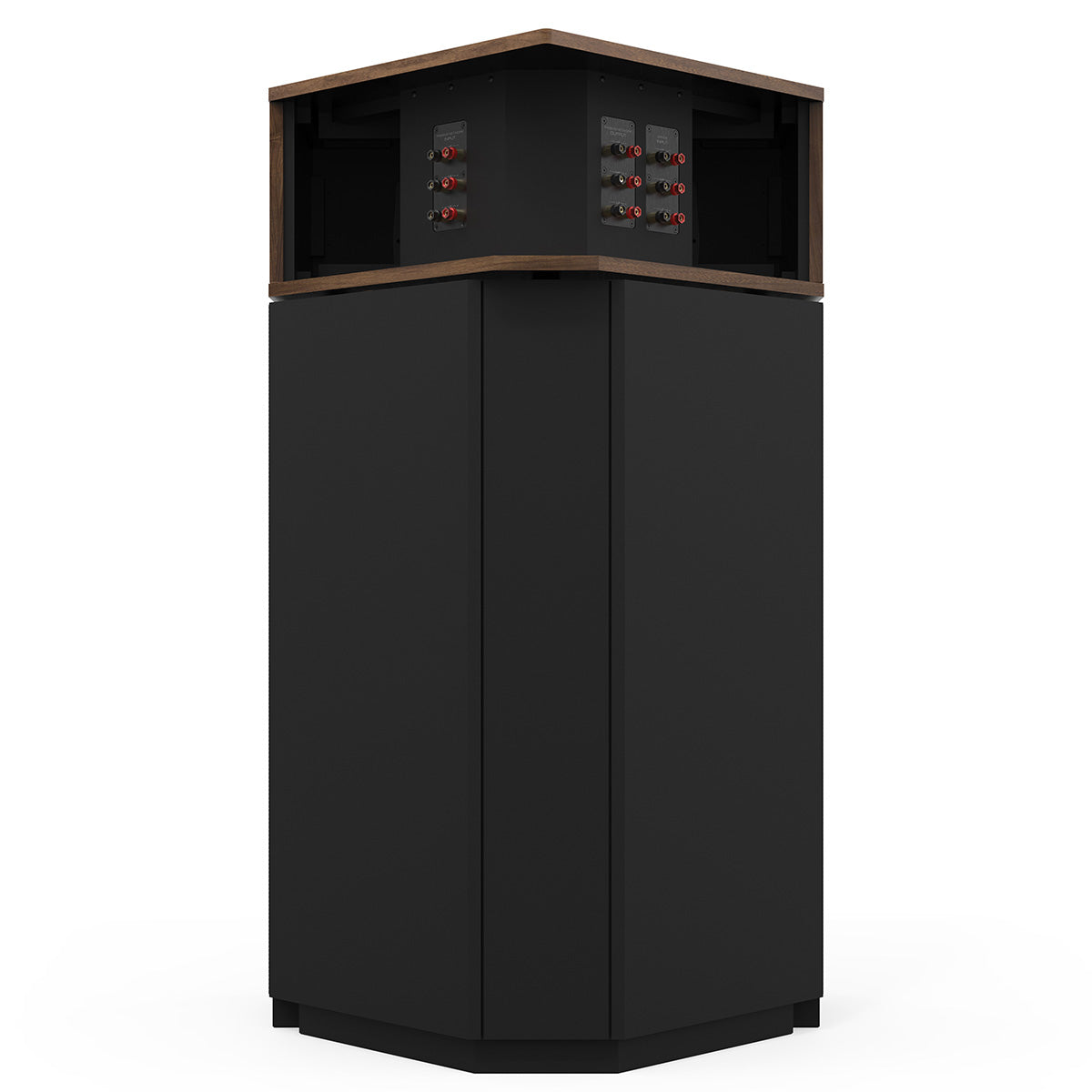 Klipsch Klipschorn AK7 3-Way Fully Horn-Loaded Loudspeaker - American Walnut - rear view