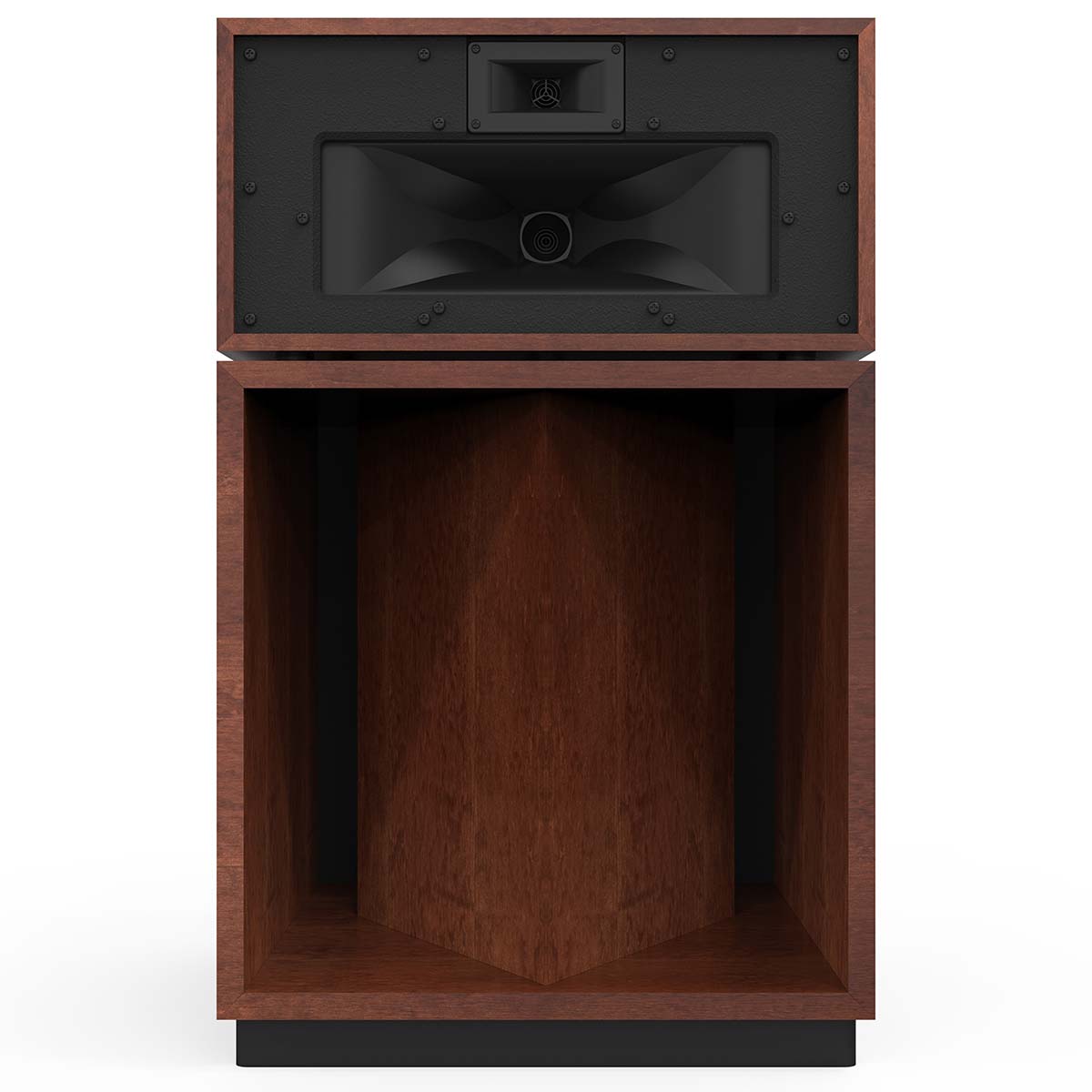 Klipsch La Scala AL6 3-Way Fully Horn-Loaded Loudspeaker - American Auburn - front view without grille