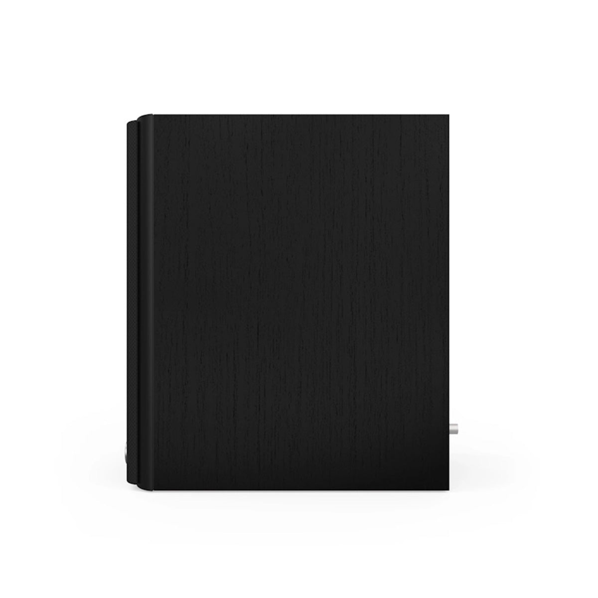 Klipsch The Fives II Dolby Atmos 5.25" Powered Speakers - single speaker - Ebony side view with grille facing left