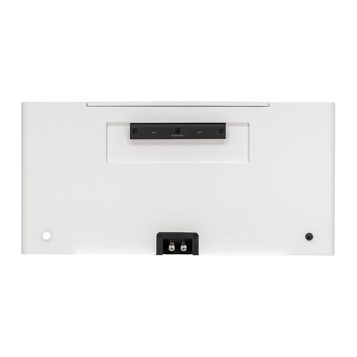 Lyngdorf LCR-2 On-Wall LCR Speaker - single white speaker rear view