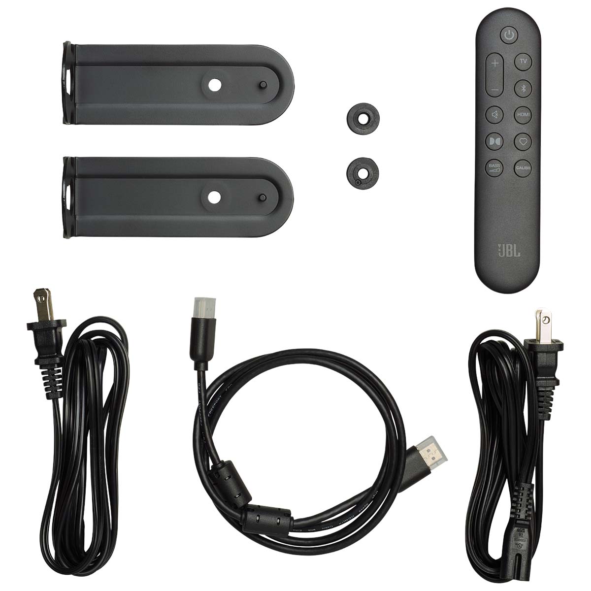 JBL Bar 300MK2 5.0 Soundbar with Dolby Atmos cables and accessories